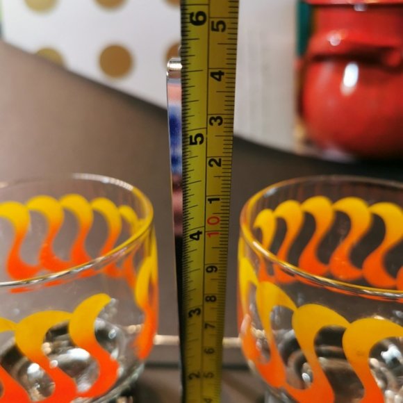 Vintage Condiment Caddy Orange & Yellow Design - Picture 14 of 15